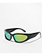 Petals And Peacocks Y2KZ Black & Green Sunglasses - Thumbnail image 1 of 2