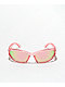 Petals And Peacocks Y2KZ Pink Translucent Sunglasses - Thumbnail image 2 of 2