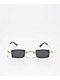 Petals and Peacocks Alta Square Black & Gold Sunglasses - Thumbnail image 2 of 2