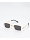 Petals and Peacocks Alta Square Black & Gold Sunglasses - Thumbnail image 1 of 2