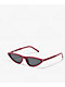 Petals and Peacocks Beller Red & Black Sunglasses - Thumbnail image 1 of 2