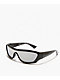 Petals and Peacocks Blazen Black & Silver Sunglasses - Thumbnail image 1 of 3