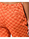 Petals and Peacocks Butterfly Checkers pantalones de trabajo naranja