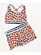 Petals and Peacocks Butterfly White Sports Bra - Thumbnail image 3 of 3