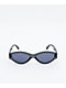 Petals and Peacocks Caution Black Smoke Sunglasses - Thumbnail image 2 of 2