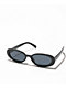 Petals and Peacocks Chances Black Oval Sunglasses - Thumbnail image 1 of 2