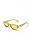 Petals and Peacocks Chances Olive Oval Sunglasses - Thumbnail image 1 of 2