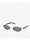 Petals and Peacocks Consti Silver & Black Sunglasses - Thumbnail image 1 of 2