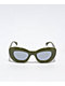 Petals and Peacocks Cumulus Green Sunglasses - Thumbnail image 2 of 4