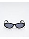 Petals and Peacocks Dahlia Black Sunglasses - Thumbnail image 2 of 4