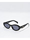Petals and Peacocks Dahlia Black Sunglasses - Thumbnail image 1 of 4