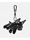 Petals and Peacocks Dog Eat Dog Black Plush Keychain - Thumbnail image 2 of 2