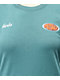 Petals and Peacocks Garden Blue Long Sleeve T-Shirt - Thumbnail image 3 of 3