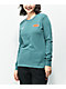 Petals and Peacocks Garden Blue Long Sleeve T-Shirt - Thumbnail image 2 of 3