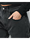 Petals and Peacocks Herbs Black Crop Sweatshirt - Thumbnail image 4 of 4