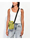 Petals and Peacocks Jumbo Lime Corduroy Crossbody Bag - Thumbnail image 2 of 4