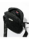 Petals and Peacocks Jumbo bolso cruzado de pana negra