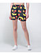 Petals and Peacocks Mixed Fruit Black Board Shorts - Thumbnail image 1 of 4