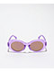 Petals and Peacocks Nevermind Purple Sunglasses