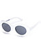 Petals and Peacocks Nevermind White Sunglasses - Thumbnail image 1 of 5
