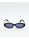 Petals and Peacocks Numerica Black & Gold Sunglasses - Thumbnail image 2 of 3