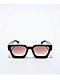 Petals and Peacocks Optimistics Chocolate Sunglasses - Thumbnail image 2 of 2