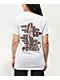 Petals and Peacocks Positive Lava White T-Shirt - Thumbnail image 1 of 4