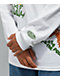 Petals and Peacocks Positive Nature White Long Sleeve T-Shirt - Thumbnail image 3 of 4
