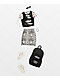 Petals and Peacocks Pre-Cautions Black & Grey Marble Sunglasses