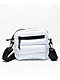 Petals and Peacocks Puffer White Crossbody Bag - Thumbnail image 3 of 4