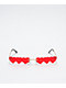 Petals and Peacocks Pusos Red Hearts Sunglasses - Thumbnail image 2 of 2