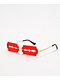 Petals and Peacocks Reeza Red Sunglasses - Thumbnail image 1 of 2