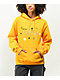 Petals and Peacocks Strive Gold Hoodie