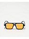 Petals and Peacocks Velouri Black & Orange Sunglasses - Thumbnail image 2 of 2