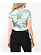 Petals by Petals And Peacocks Butterfly Garden Green Crop T-Shirt - Thumbnail image 2 of 3