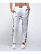 Petals by Petals and Peacocks Butterfly Effect White Track Pants - Thumbnail image 1 of 5