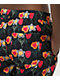 Petals by Petals and Peacocks Flower Print Board shorts negros