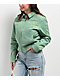 Petals by Petals and Peacocks Green Crop Work Jacket - Thumbnail image 2 of 5