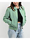 Petals by Petals and Peacocks Green Crop Work Jacket - Thumbnail image 1 of 5