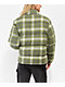 Petals by Petals and Peacocks Haze Green Flannel Puffer Jacket - Thumbnail image 2 of 5