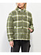 Petals by Petals and Peacocks Haze Green Flannel Puffer Jacket - Thumbnail image 1 of 5