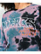 Petals by Petals and Peacocks Herbs Blue & Purple Tie Dye Crewneck Sweatshirt