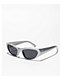 Petals by Petals and Peacocks Y2K Alpha Silver & Black Sunglasses - Thumbnail image 1 of 5