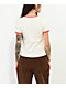 Peter Rabbit Love Strawberry Ringer White Crop T-Shirt - Thumbnail image 2 of 3