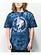 Petty Snacks Travel Agency camiseta tie dye azul