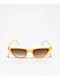 Pillow Yellow Cat Eye Sunglasses - Thumbnail image 2 of 2