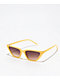 Pillow Yellow Cat Eye Sunglasses - Thumbnail image 1 of 2