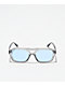 Pilot Crystal Smoke & Blue Sunglasses - Thumbnail image 2 of 2