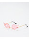 Pink Feather Sunglasses