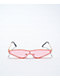 Pink Frameless Cateye Sunglasses - Thumbnail image 2 of 2